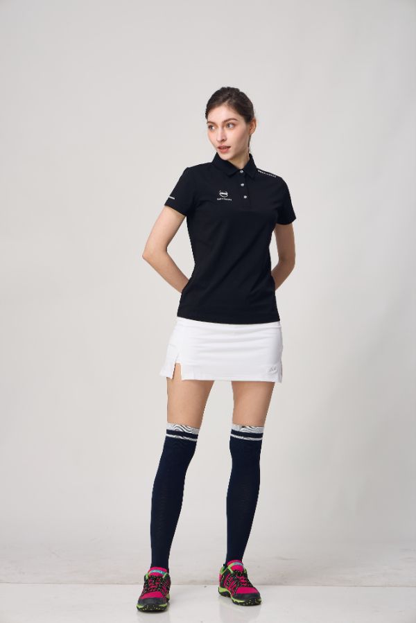 (女)冰絲涼感彈力棉質POLO短衫646039